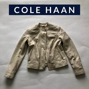 Cole Haan lambskin jacket